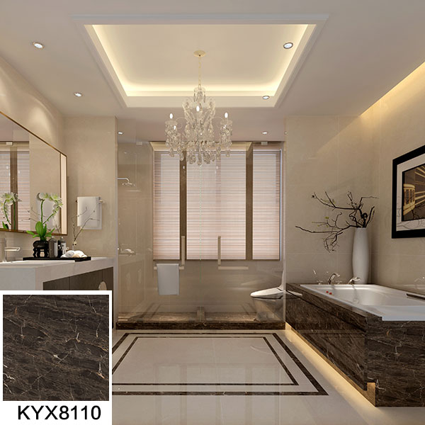 91免费小视频陶大理石瓷磚：金線深灰 KYX8110瓷磚